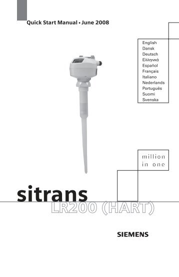 Sitrans Lr200  -  4